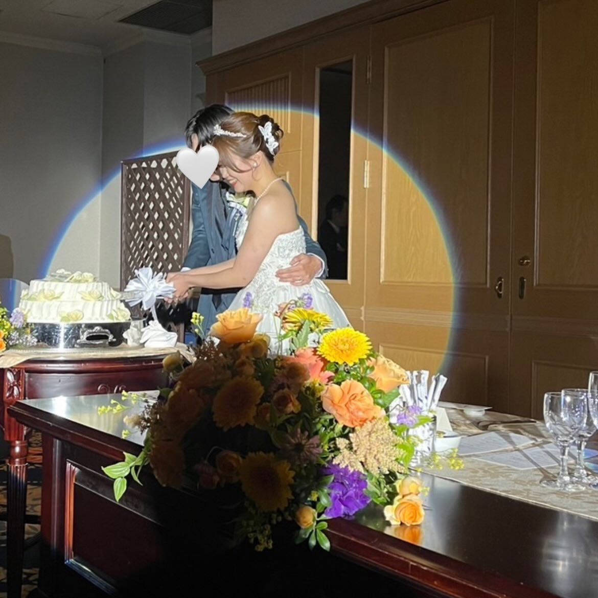 ブライダルエステで通っていただいていたお客様より、